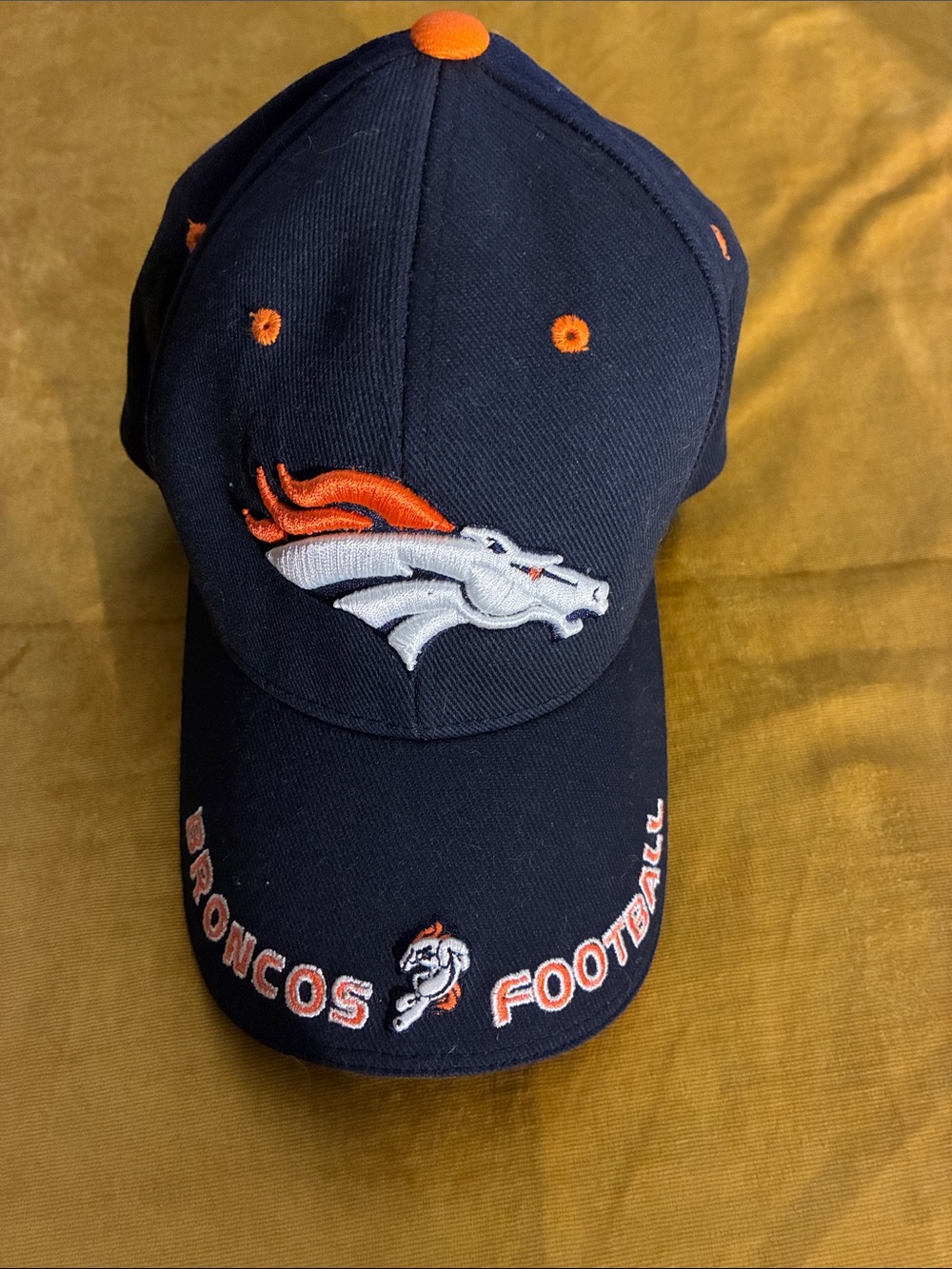 NFL Denver Broncos Navy and Orange Adjustable Cap